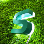 Custom Illuminated Stainless steel Channel letters, 3D Backlit Letter for Storefront & Office Branding