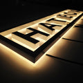 Custom Backlit Channel Letters|Illuminated Stainless steel letters|Premium Office Signs