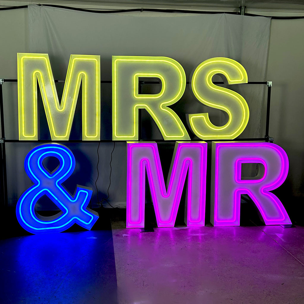 LED Neon Marquee Letters|Giant Neon Light up Sign|Business LED Marquee Signs