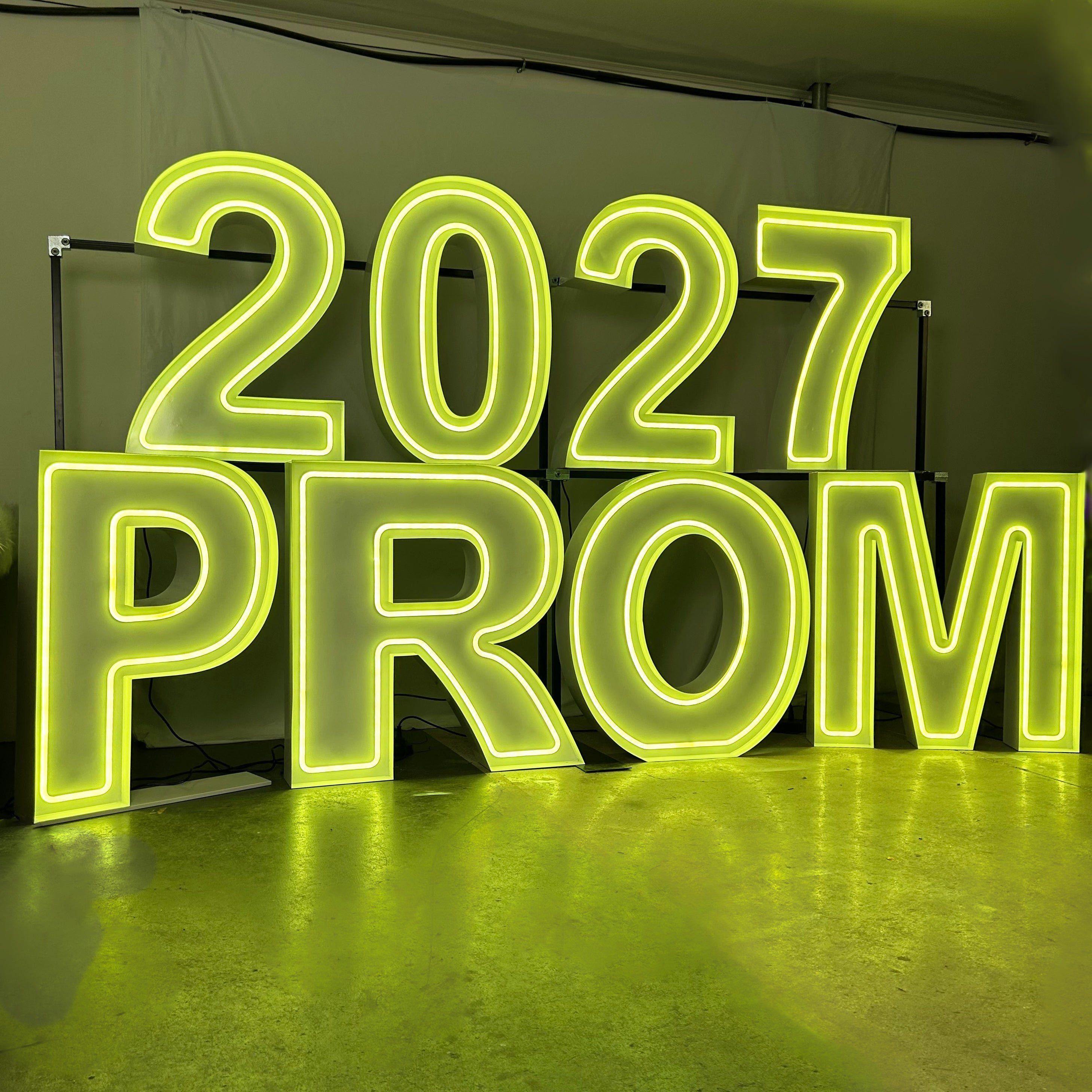 RGB LED Neon Marquee Letters| Anniversary Event Decorations
