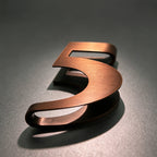 Custom Stainless Steel 3D  Metal Letters|Antique Red Bronze Brushed Letters