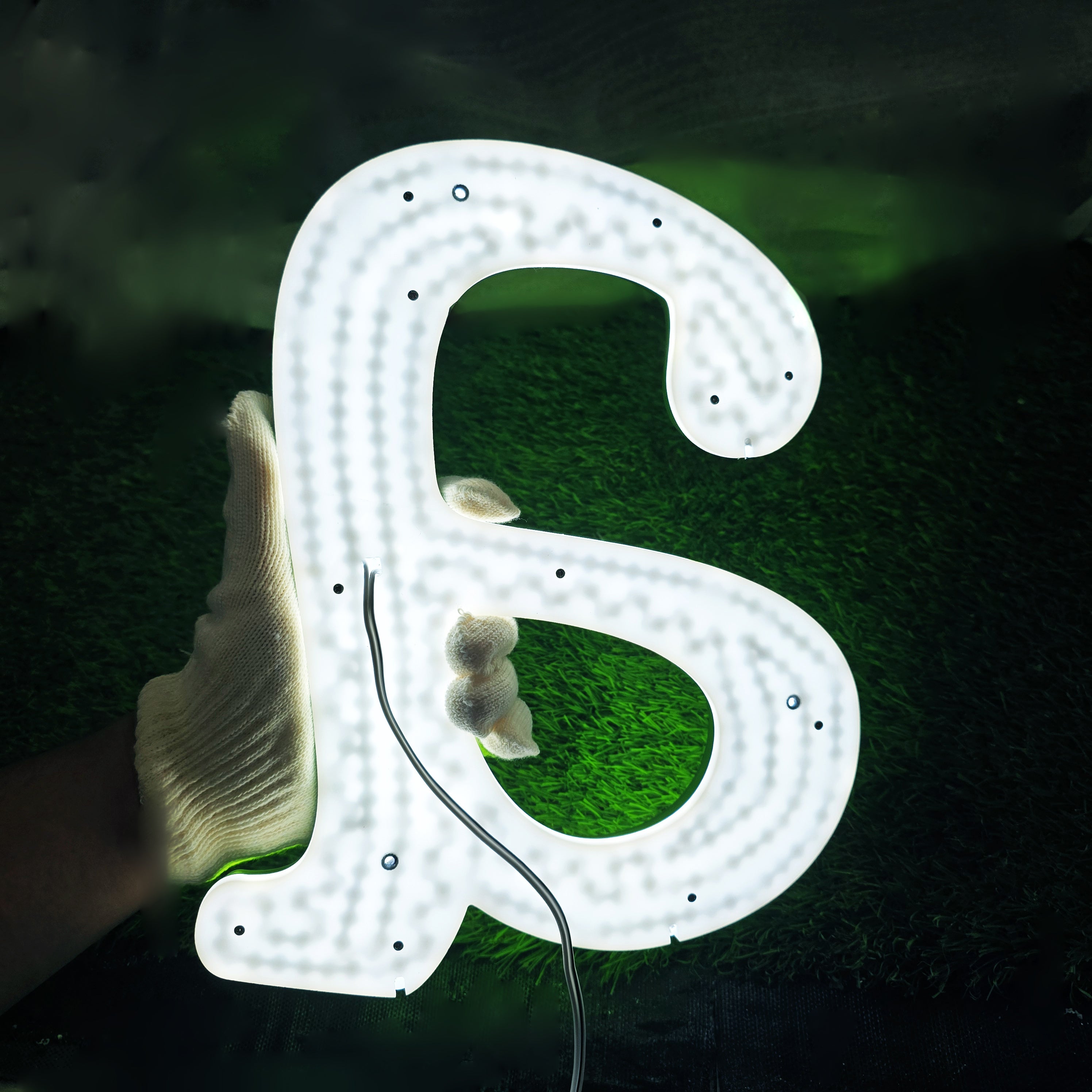 Custom Dual-lit Acrylic Letter| LED Business Letter for Interior & Exterior Signage