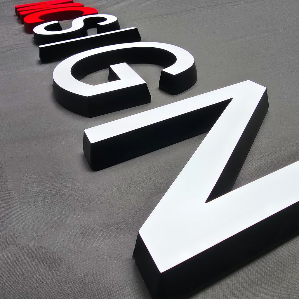Custom Front-Lit Acrylic Letters| LED Illuminated Business Sign| Indoor & Outdoor Signage
