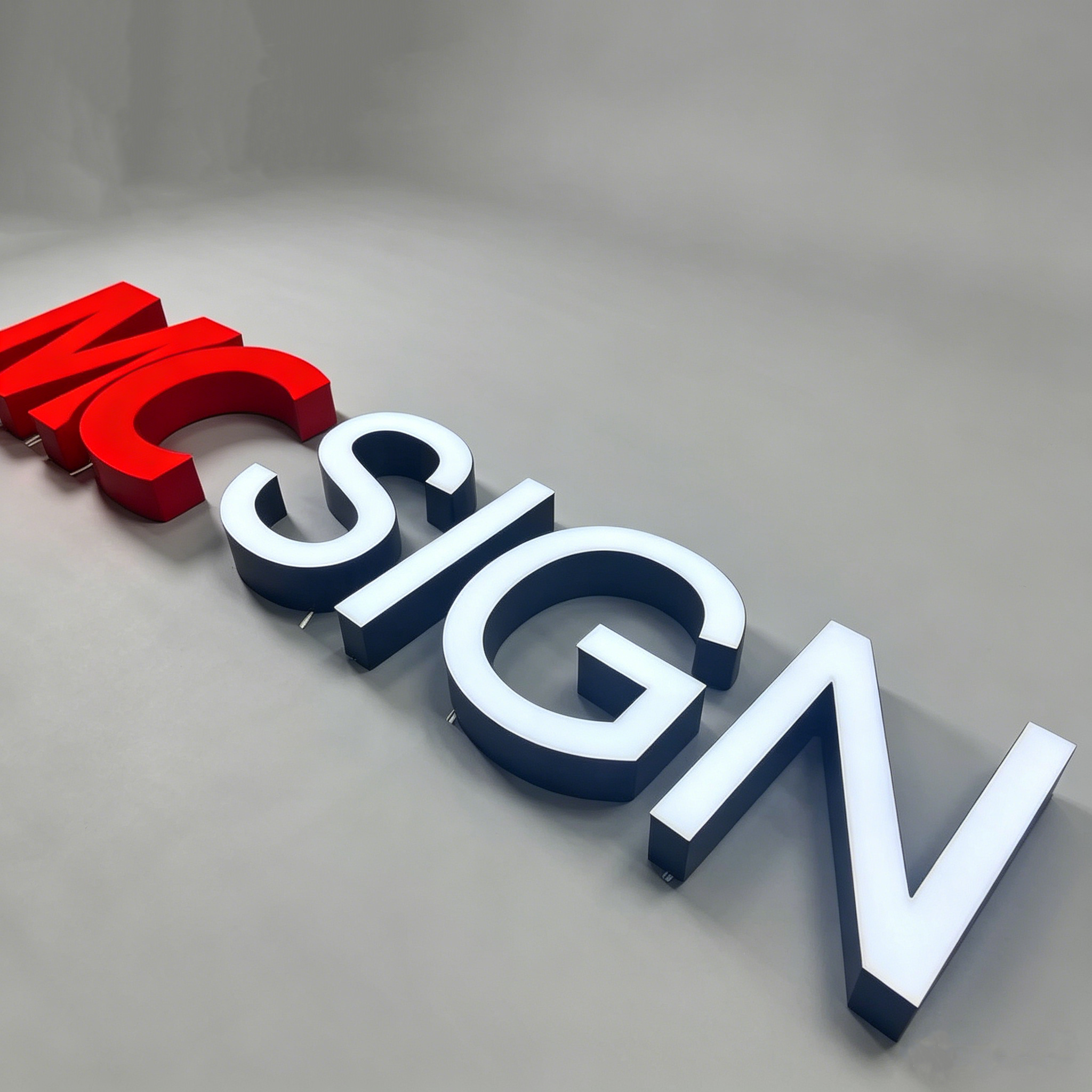 Custom Trimless Channel Letters | LED Storefront Signs for Business Branding