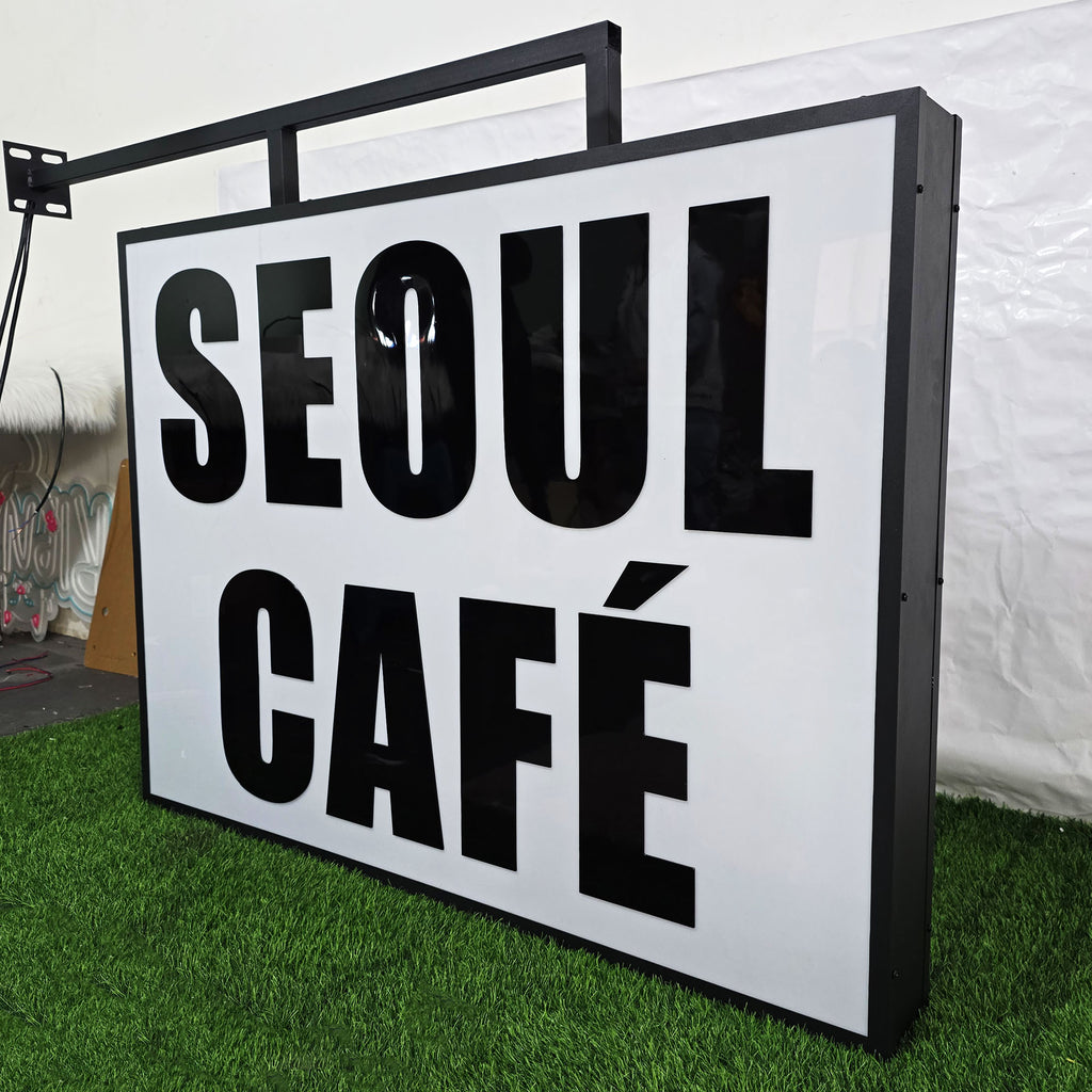 Custom Double-Sided Blade Light Box|Sign Cabinet  |LED Light Boxes|Storefront Signage