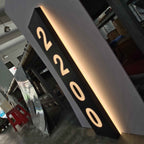 Custom  LED Address Sign|Illuminated House Numbers|Wall-mounted Light Box for Address