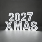 Custom 2027 XMAS Neon Marquee Letters | LED Christmas Light Up Sign