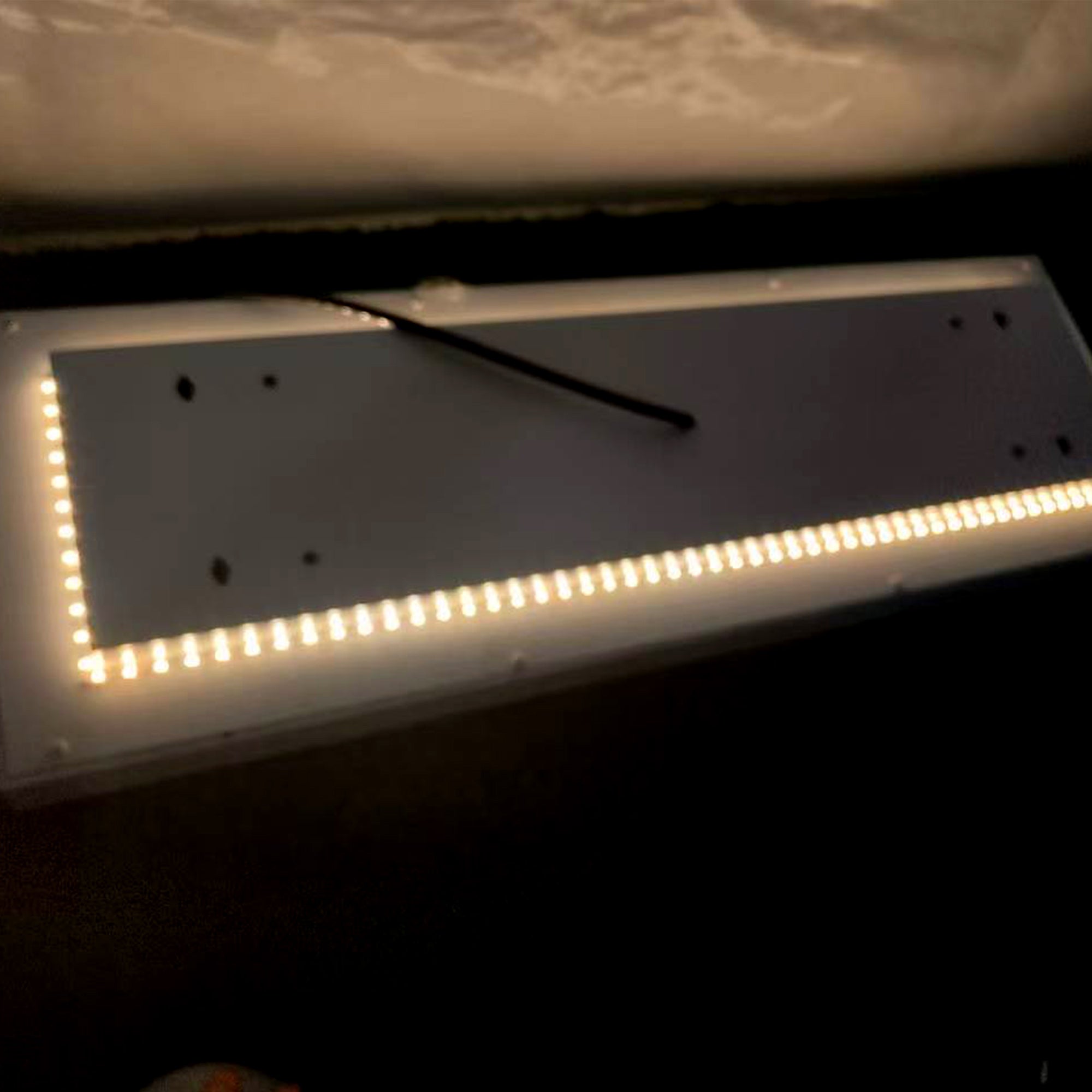 Custom 3D Metal Backlit Letters with Panel | LED Storefront Wall Logo Sign