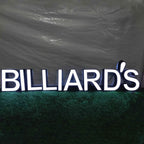 Custom Trim Cap Channel Letters|RGB LED Billiards Sign|Indoor&Outdoor Business Sign