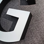 Custom Front-lit Acrylic Letters,Straight Edge，Business Storefront & Office Branding