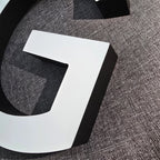 Custom Front-lit Acrylic Letters,Straight Edge，Business Storefront & Office Branding