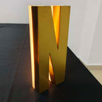 Custom LED Backlit Metal Sign Channel letters Illuminated Company Logo Sign 3D  Letters