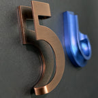 Custom Stainless Steel 3D  Metal Letters|Antique Red Bronze Brushed Letters