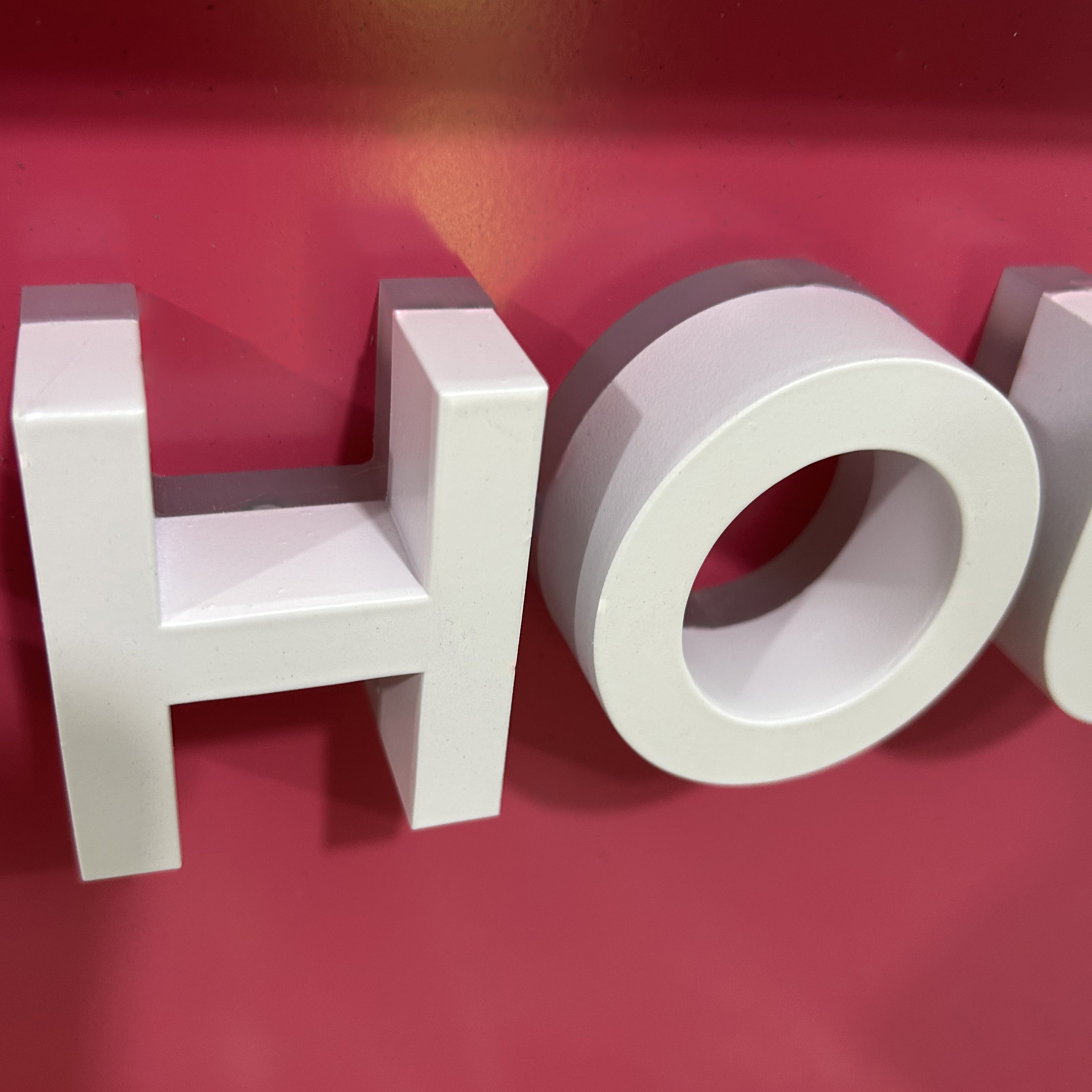 Custom LED Backlit Metal Logo Sig|Modern House Name Decor