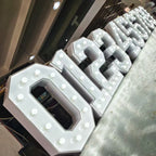 Custom LED Number Bulb Marquee Letters – Birthday, Graduation & Parties
