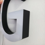 Custom Front-lit Acrylic Letters,Straight Edge，Business Storefront & Office Branding