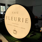 Custom Double-Sided Blade LED Light Box | Outdoor Storefront Projecting Sign