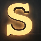 Custom Dual-Lit Acrylic Letter |LED Sign| Indoor & Outdoor Commercial Logo