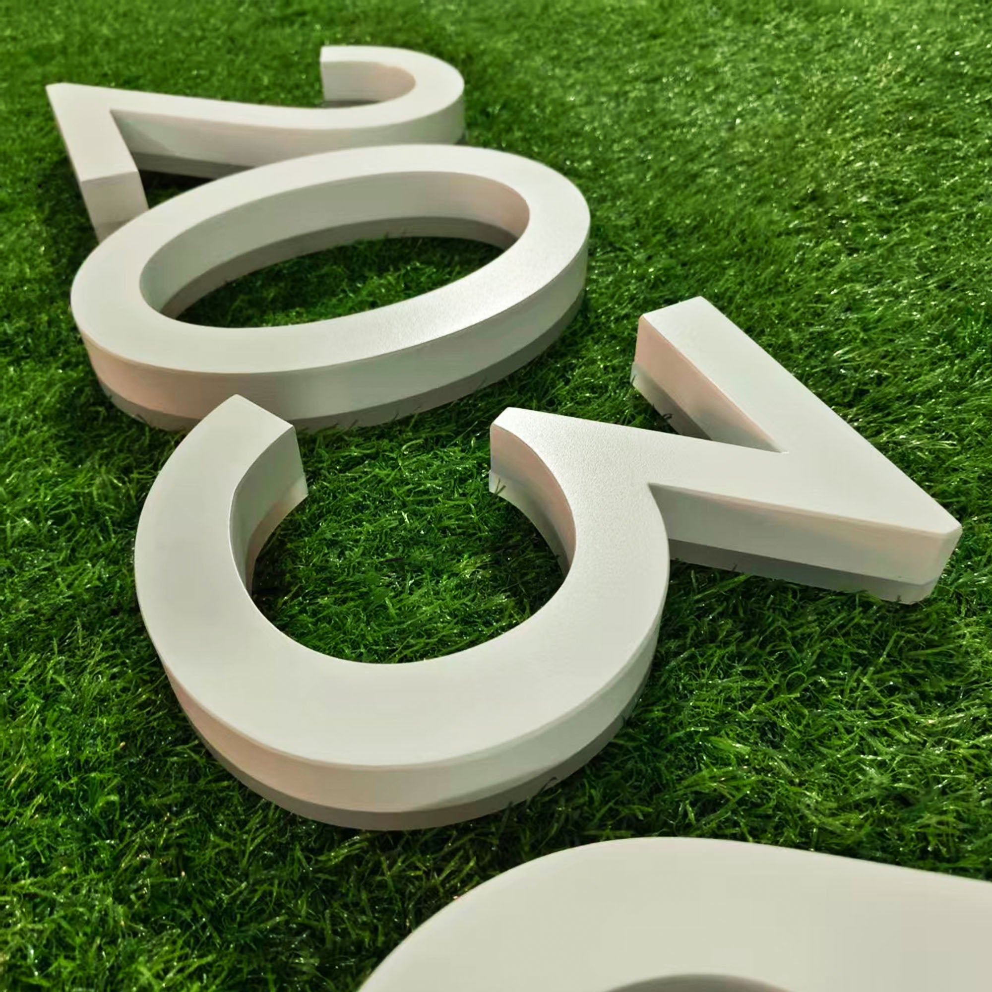 Custom Backlit House Numbers & Hotel Signs | LED Back Lit House Numbers & Hotel Room Signs Indoor Outdoor