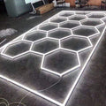 Waterproof Aluminum Hexagonal LED Lights Outdoor Wall Mount Hex LED Light for Garden Patio Deck