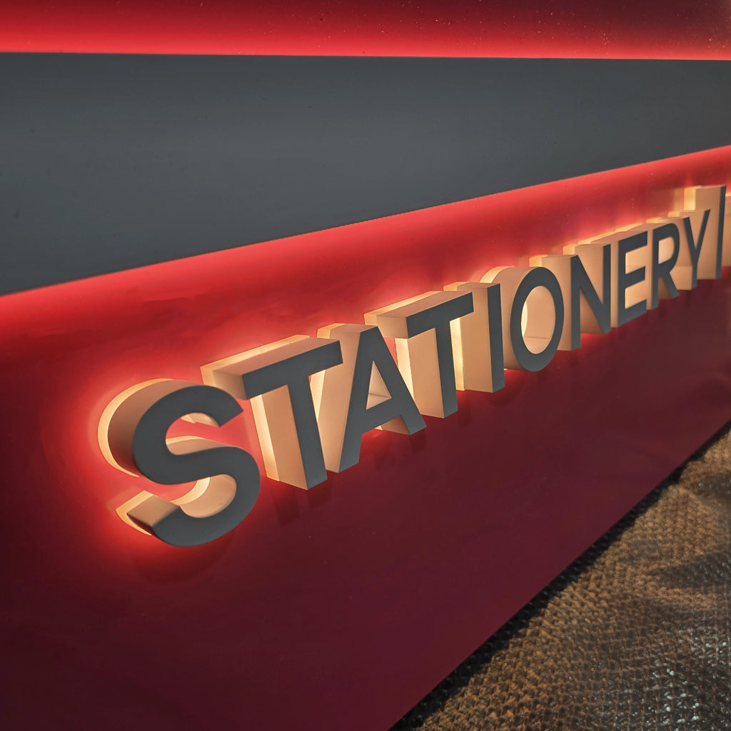 Custom 3D Backlit Channel Letters | LED Storefront Wall Logo Sign