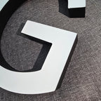 Custom Front-lit Acrylic Letters,Straight Edge，Business Storefront & Office Branding
