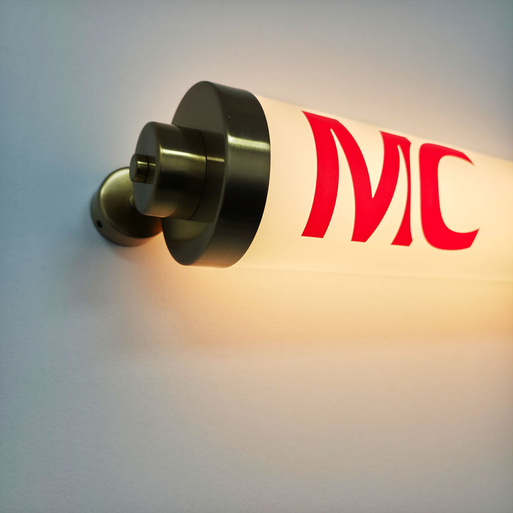 Custom Cylindrical Light Box| Round Tube LED Sign|3D Acrylic Wall Light Box | Sign Cabinet
