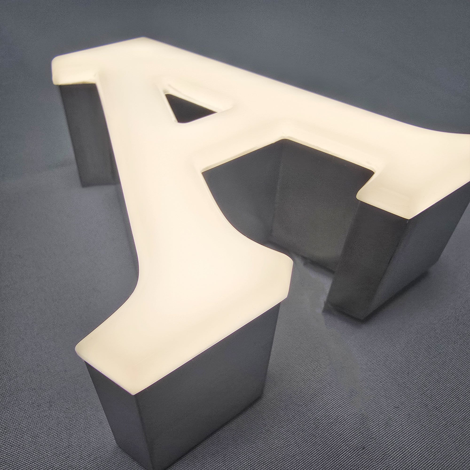 Custom Trimless Channel Letters | Office Reception LED Logo Sign