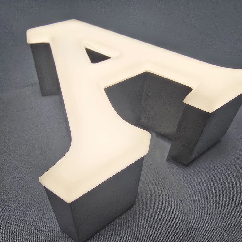 Custom Trimless Channel Letters | Office Reception LED Logo Sign