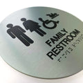Custom Metal Braille Restroom Signs | Commercial ADA Wayfinding Signs