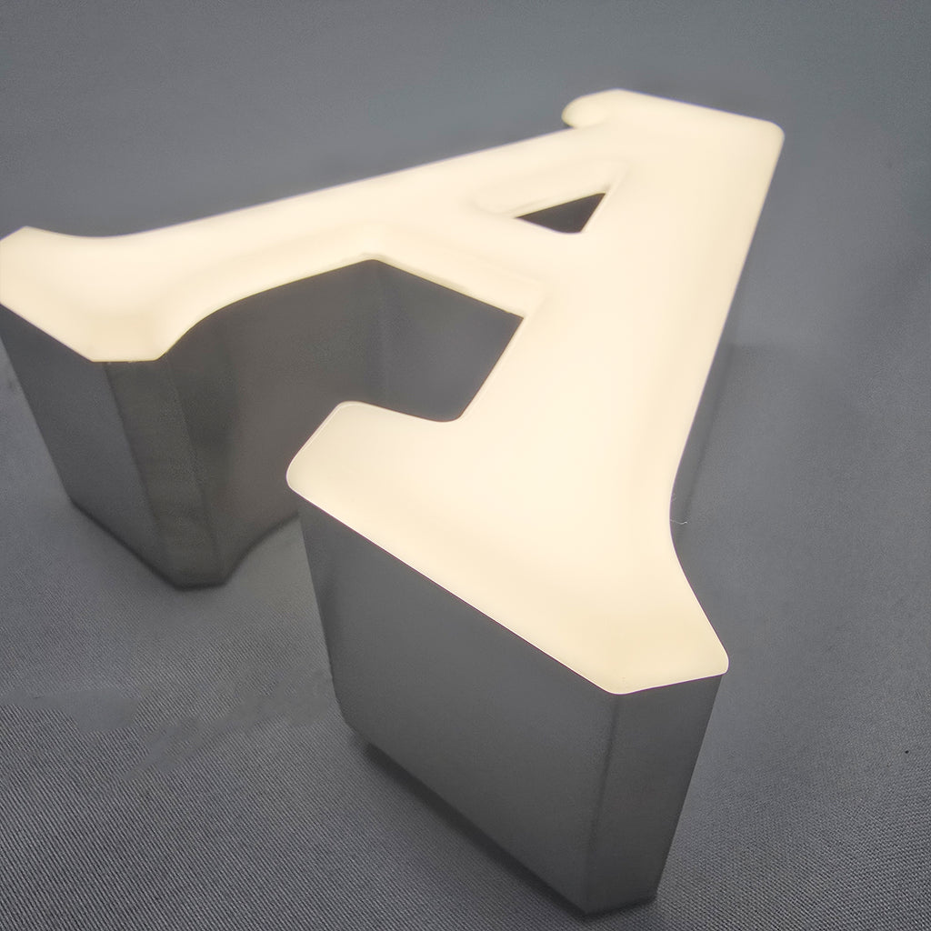 Custom Trimless Channel Letters | Office Reception LED Logo Sign