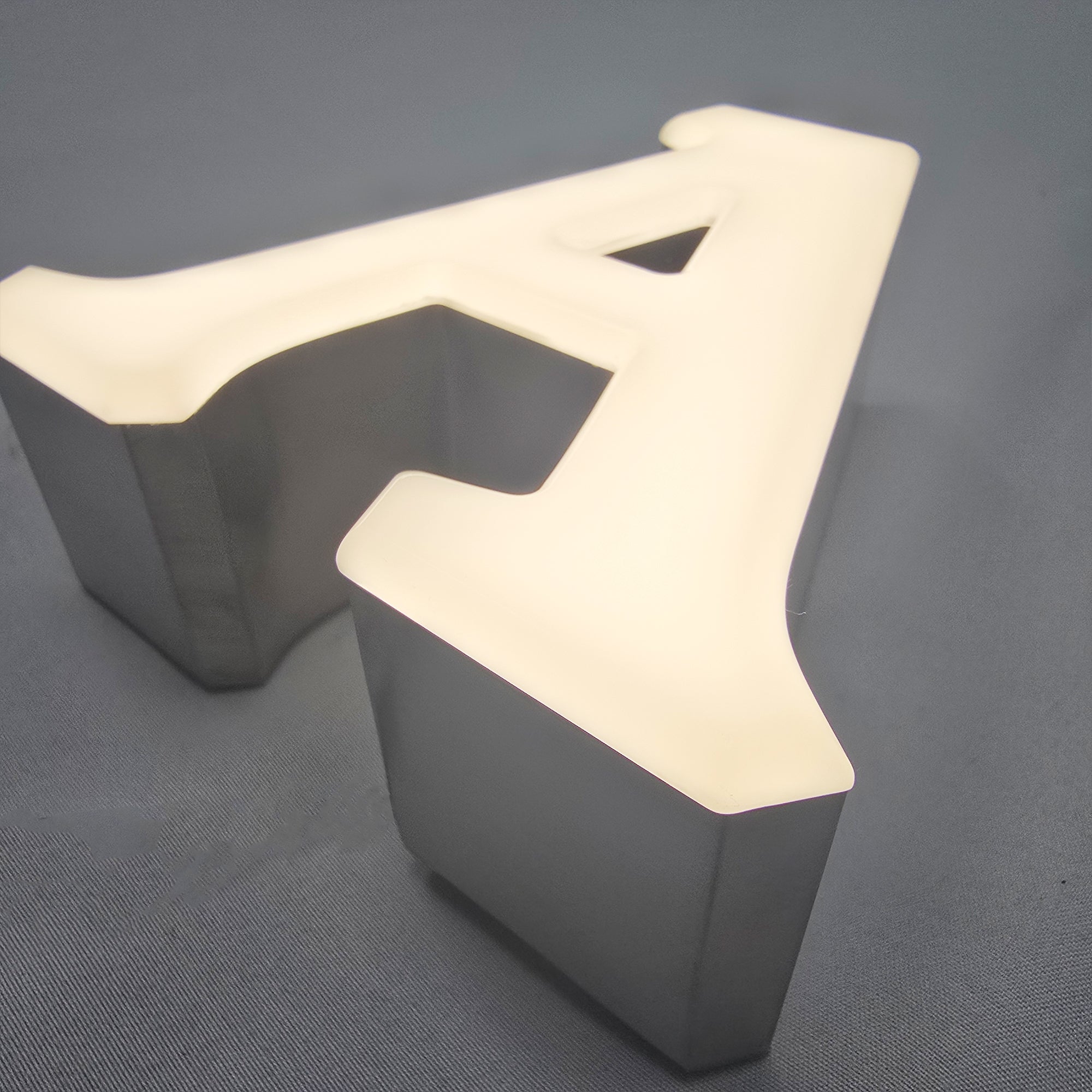 Custom Trimless Channel Letters | Office Reception LED Logo Sign