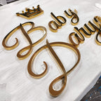Custom 3D Metal Letters Signs |Gold Mirror Finish| Stainless Steel & Aluminum Options|Fabricated Metal Letters for Retail, Hotel & Office Branding
