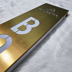 Custom LED Illuminated Room Number Sign  Wall Mounted Light Box for Hotel
