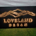 Custom Backlit Channel Letters Panel 3D Metal Halo Lit Logo Sign Indoor Outdoor Business Store Front Wall Signage