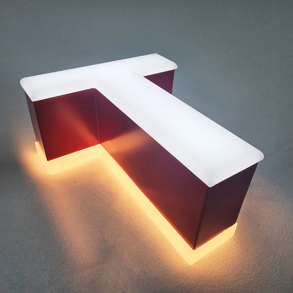 双光源立体字