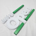 Custom Dual-Lit Acrylic Letters | LED Storefront Open Business Sign