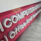 Custom 3D Backlit Channel Letters | LED Storefront Wall Logo Sign