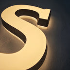 Custom Dual-Lit Acrylic Letter |LED Sign| Indoor & Outdoor Commercial Logo
