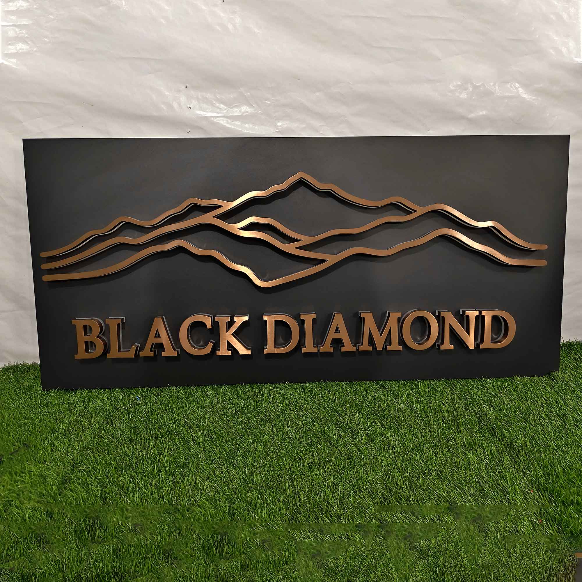 Custom Backlit Channel Letters Panel 3D Metal Halo Lit Logo Sign Indoor Outdoor Business Store Front Wall Signage