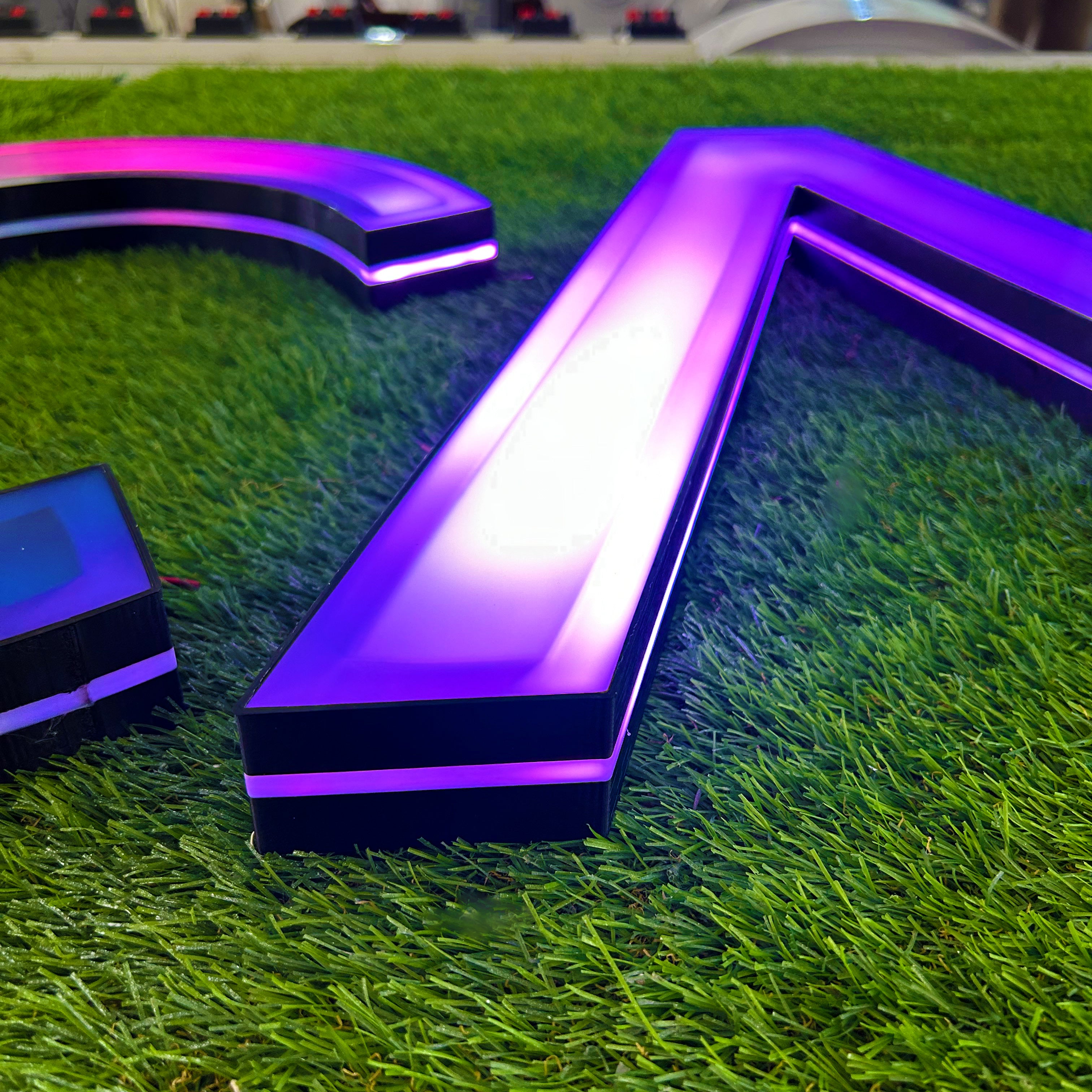 Custom RGB 3D Printed Channel Letters | Storefront &Commercial Signs