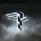 Custom Dual-Lit Acrylic Letters | Front & Back LED Illuminated Signs
