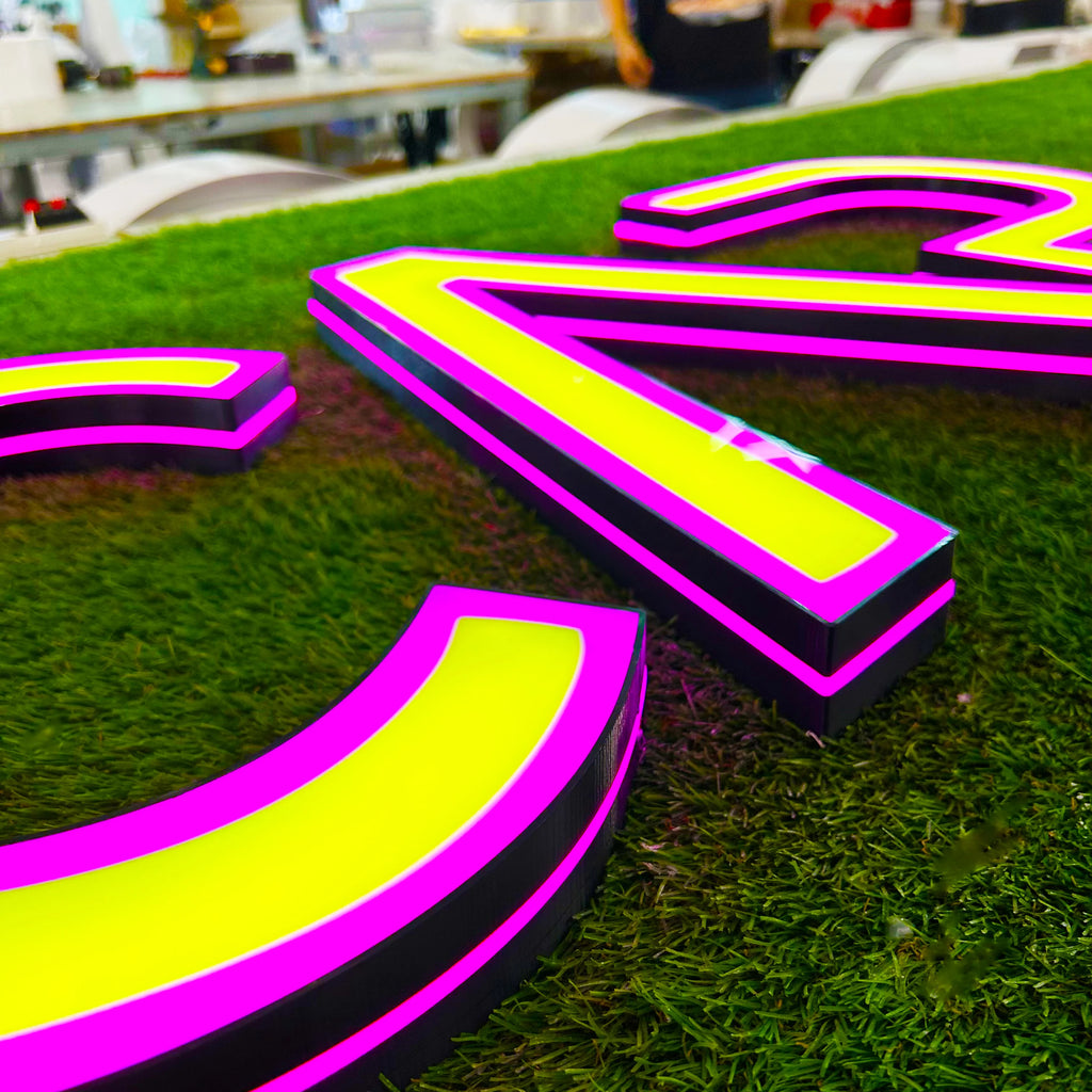 Custom RGB 3D Printed Channel Letters | Storefront &Commercial Signs
