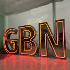 Custom Mirror RGB LED Channel Letters | Color Changing Sign Letters