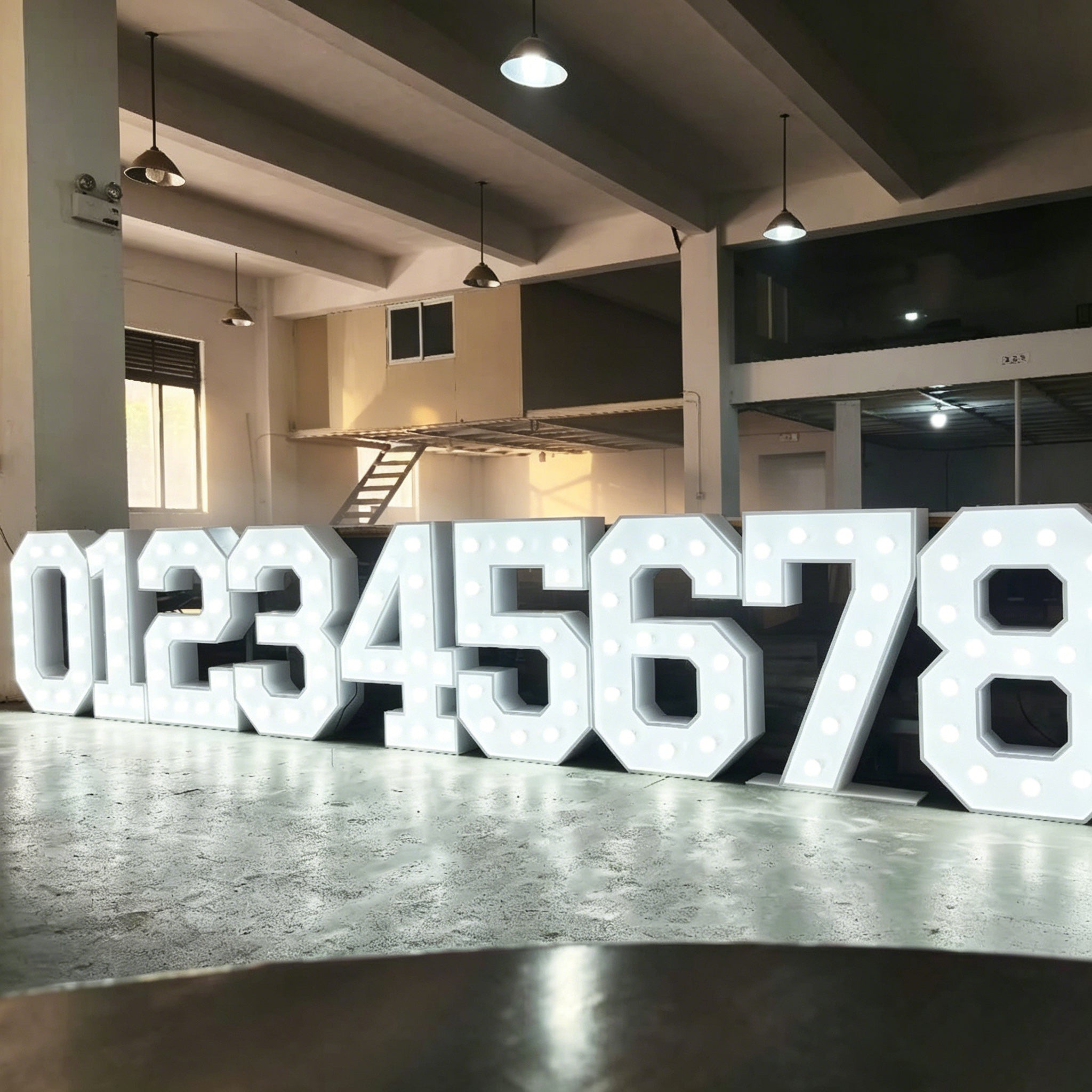 Custom LED Number Bulb Marquee Letters – Birthday, Graduation & Parties