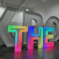 RGB LED Neon Marquee Letters for Events & Business Display