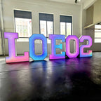 Custom RGB Trim Cap Channel Letters | Front Lit Outdoor Signs