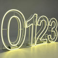 Custom Foldable Light Up Numbers with RGB LED Lighting