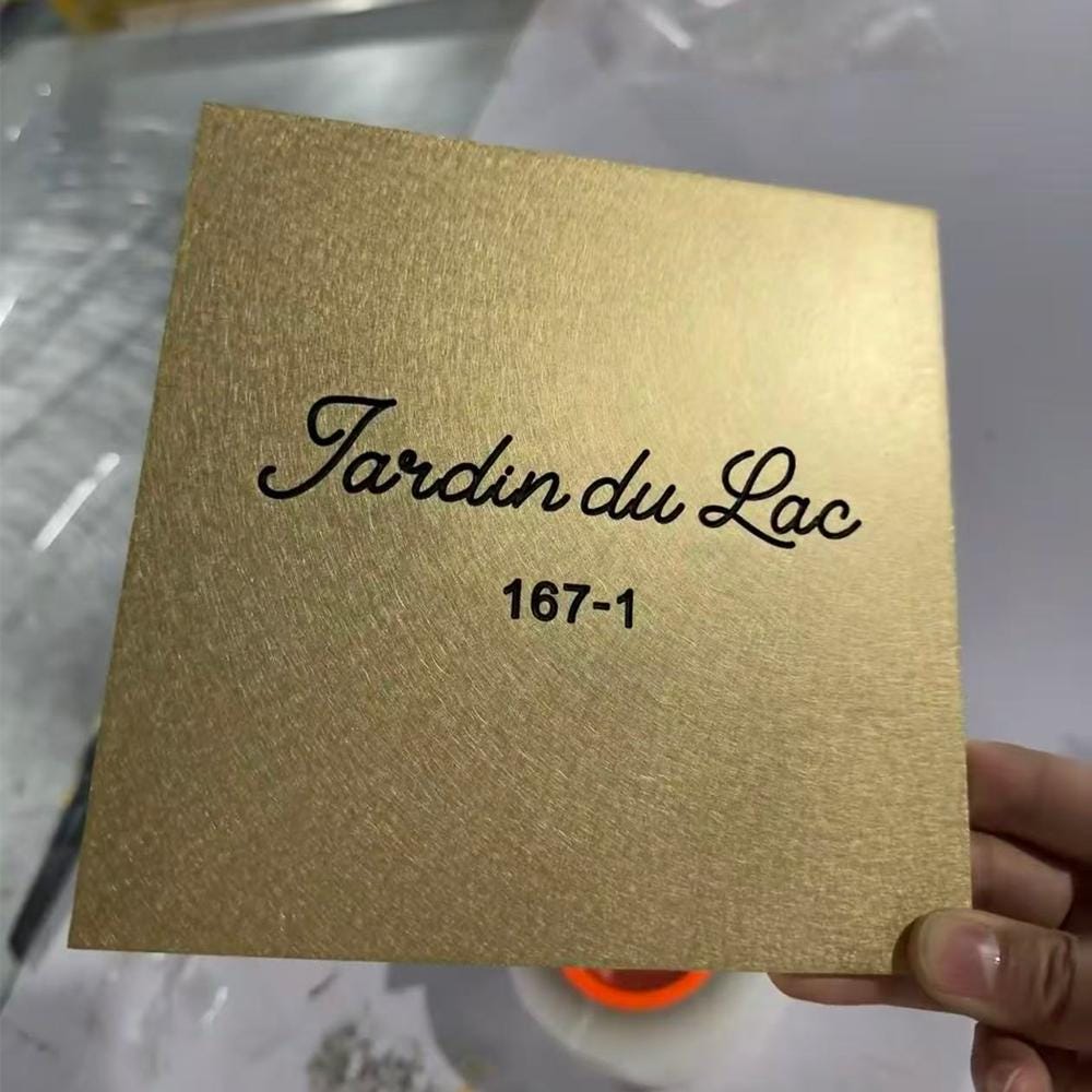 Custom Solid Brass Sign with Braille, Engraved Door Plaque
