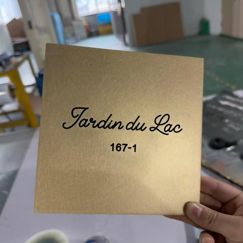 Custom Solid Brass Sign with Braille, Engraved Door Plaque